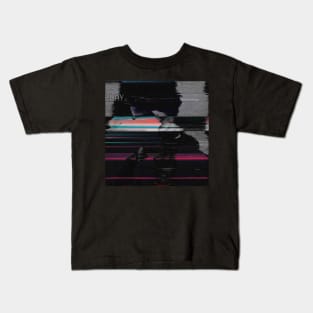 Vaporwave glitch Kids T-Shirt